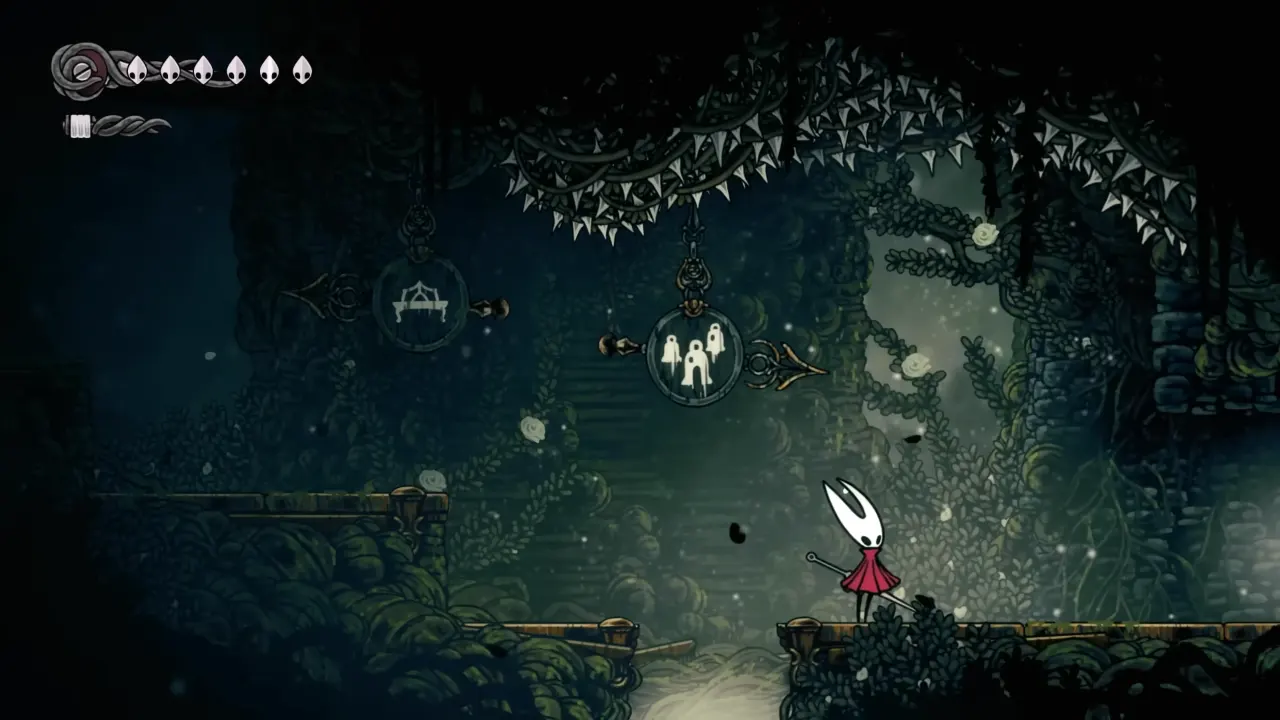 Hollow Knight Silksong Hornet in Shellwood