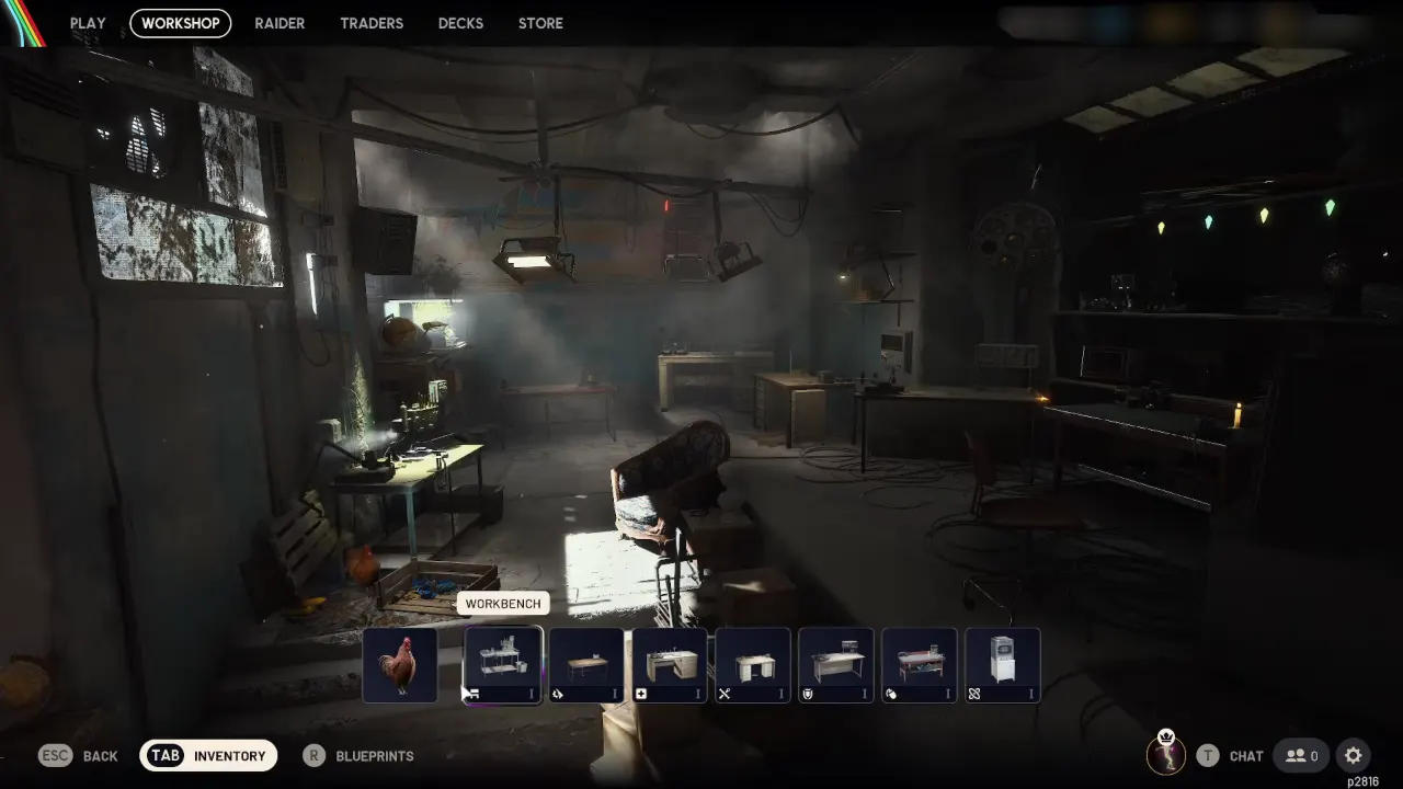 ARC Raiders Workbench menu