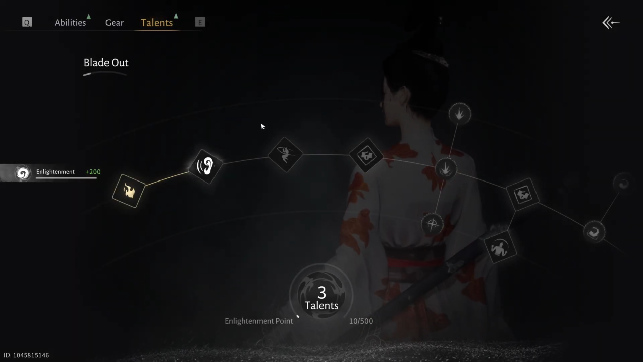 Where Winds Meet Talents Tree screen 2