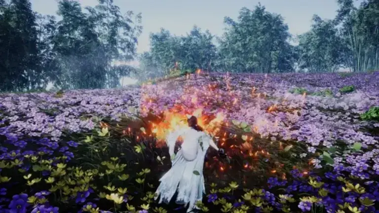 Dragon’s Breath Mystic Skill use shown - Where Winds Meet