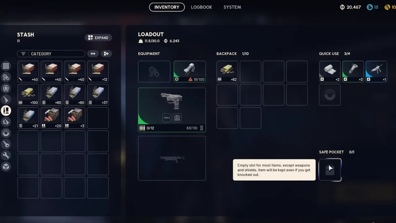 ARC Raiders Safe Pocket to prevent item loss