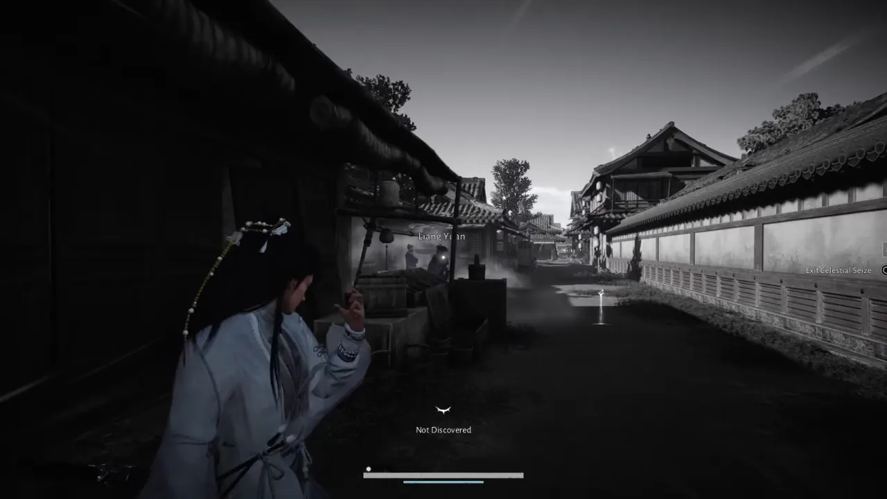 Image shows using Celestial Seize on Liang Yuan