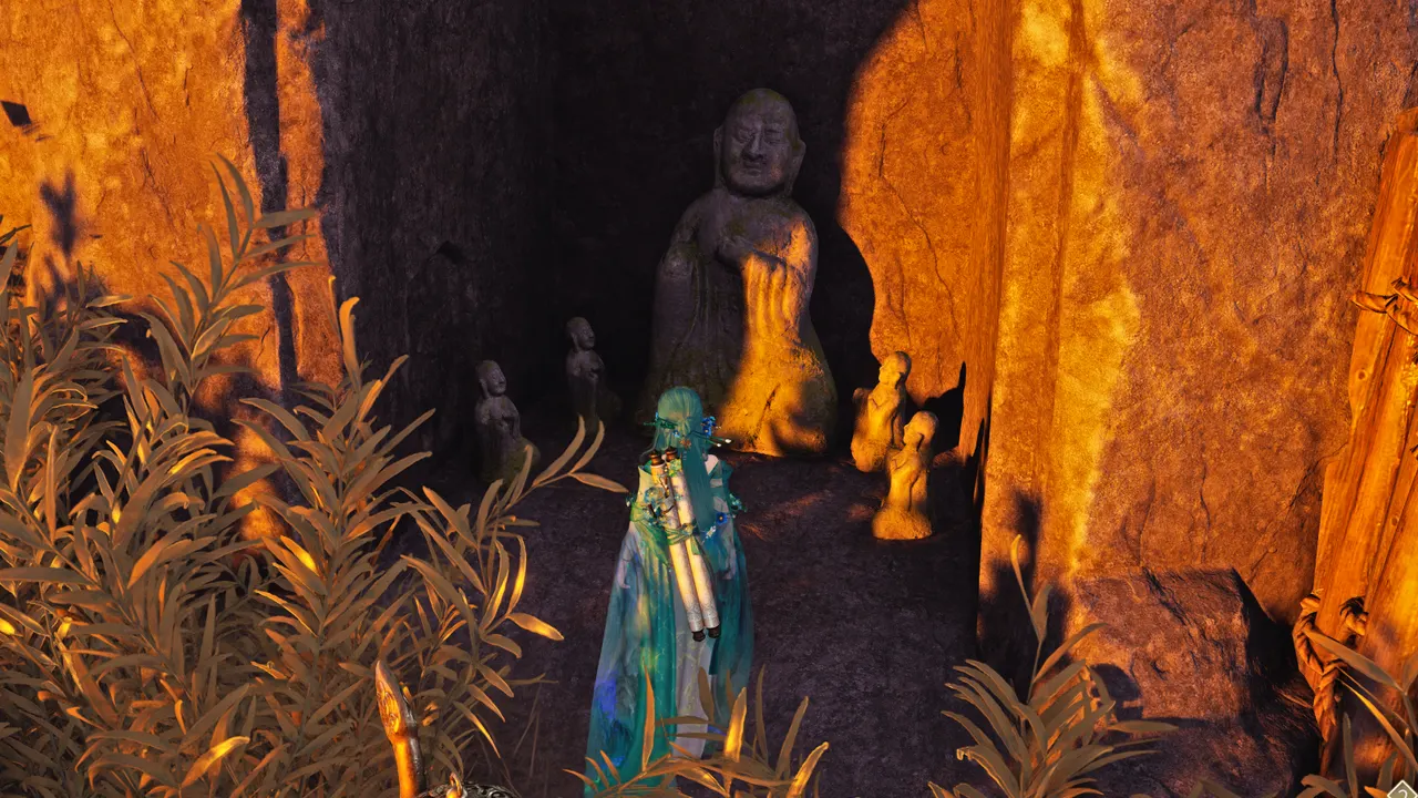 Statue containing Longevity Fruit