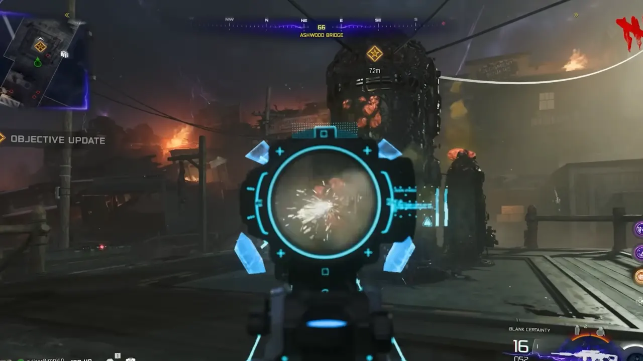 Shooting pump cysts in Ashwood - Black Ops 7 Zombies