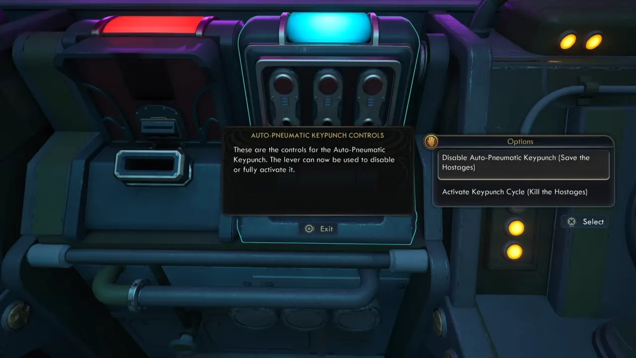 The Outer Worlds 2 dialogue choices to save or kill hostages