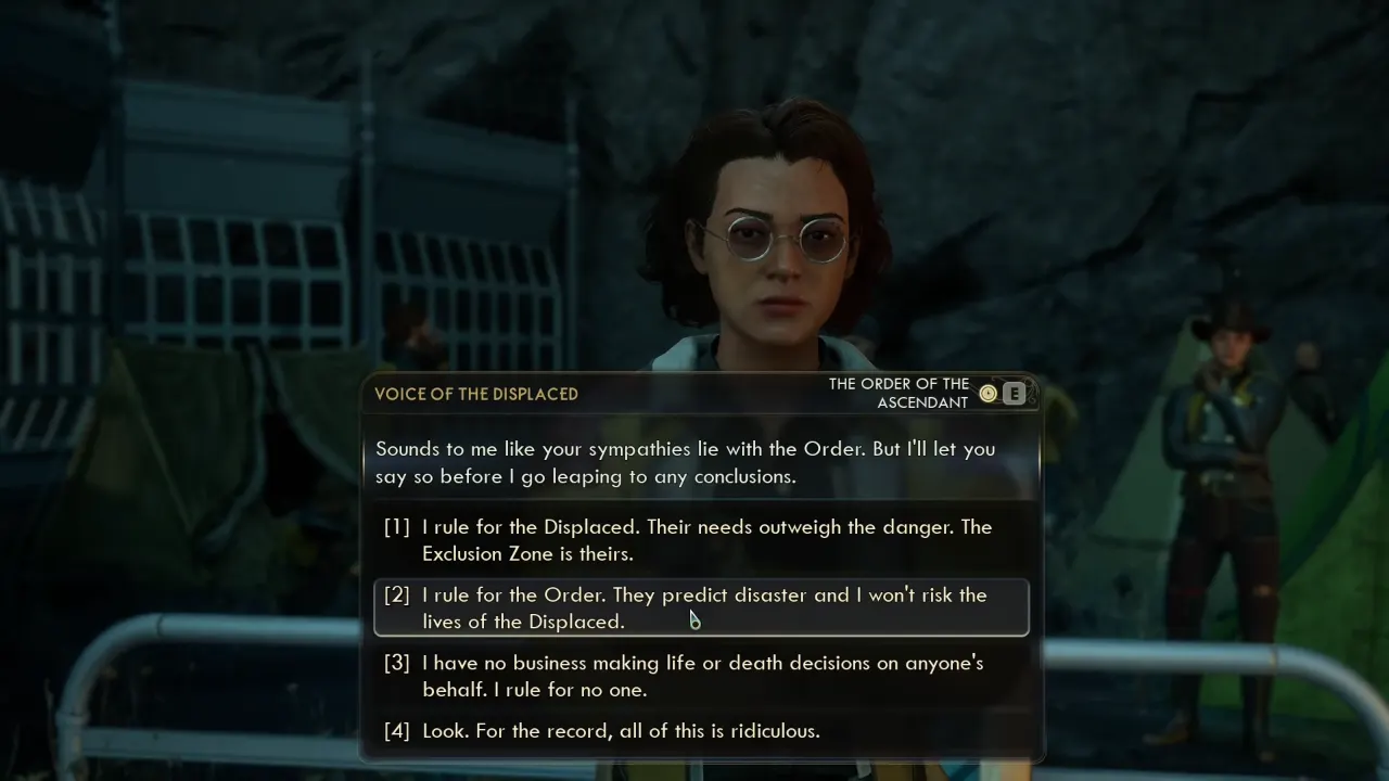 Should You Side with the Order or the Displaced in The Outer Worlds 2