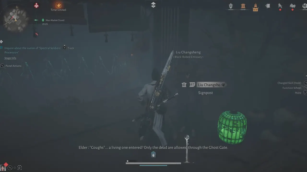 Talking to Liu Changsheng during March of the Dead