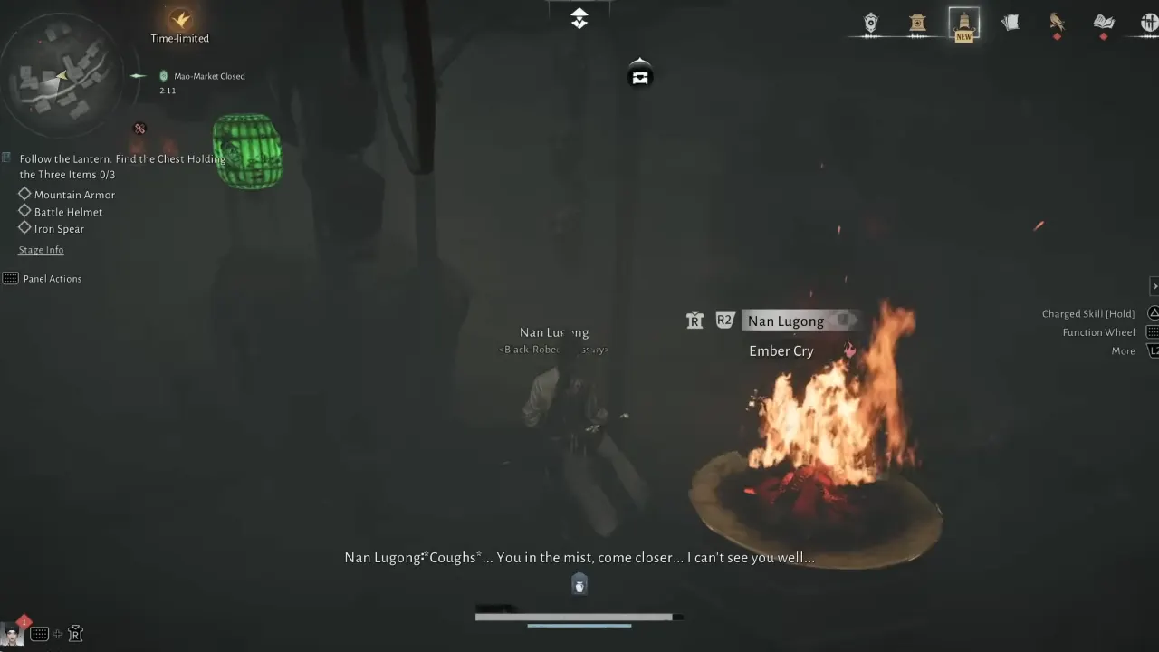 WWM - Nan Lugong beside the stall