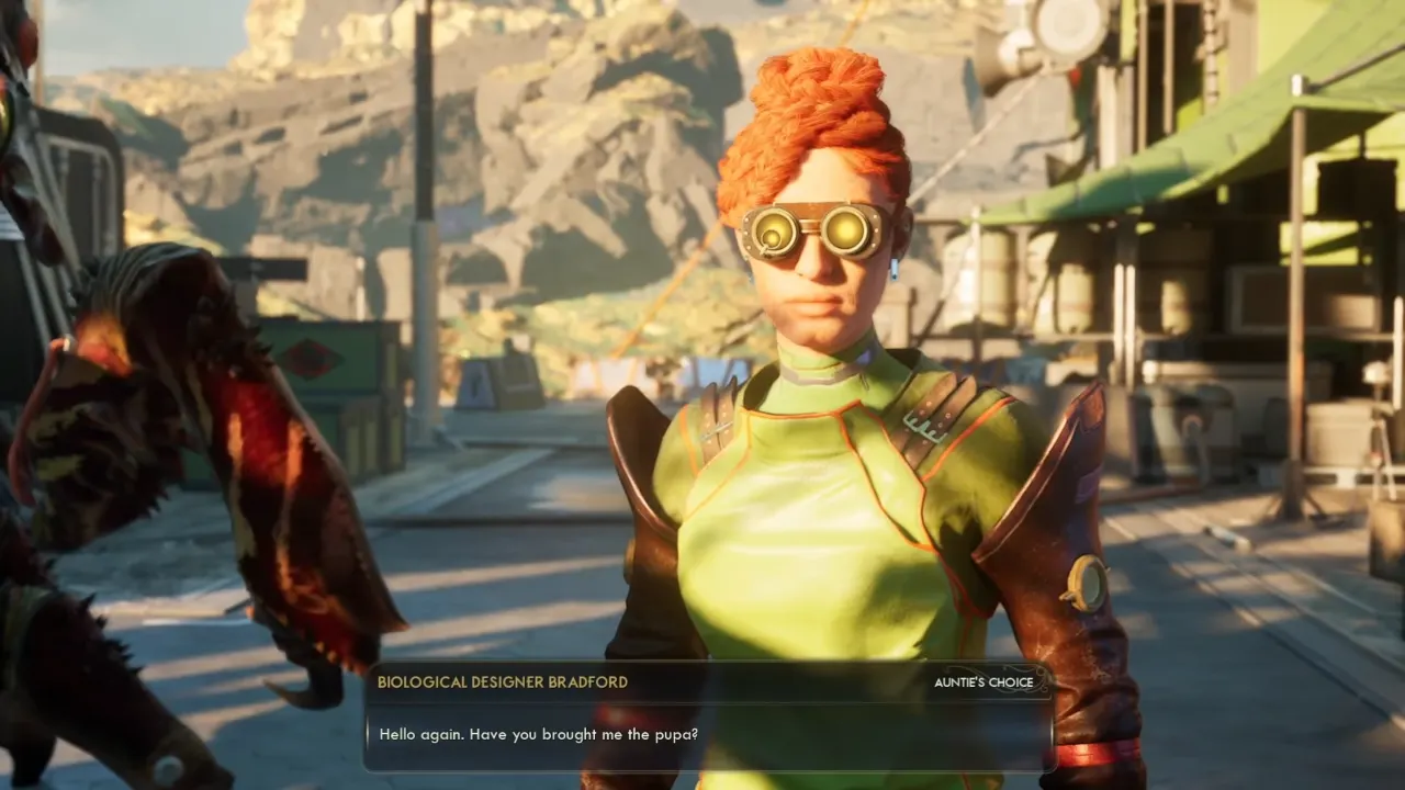 Outer Worlds 2 Give Pupa to Bradford Choice