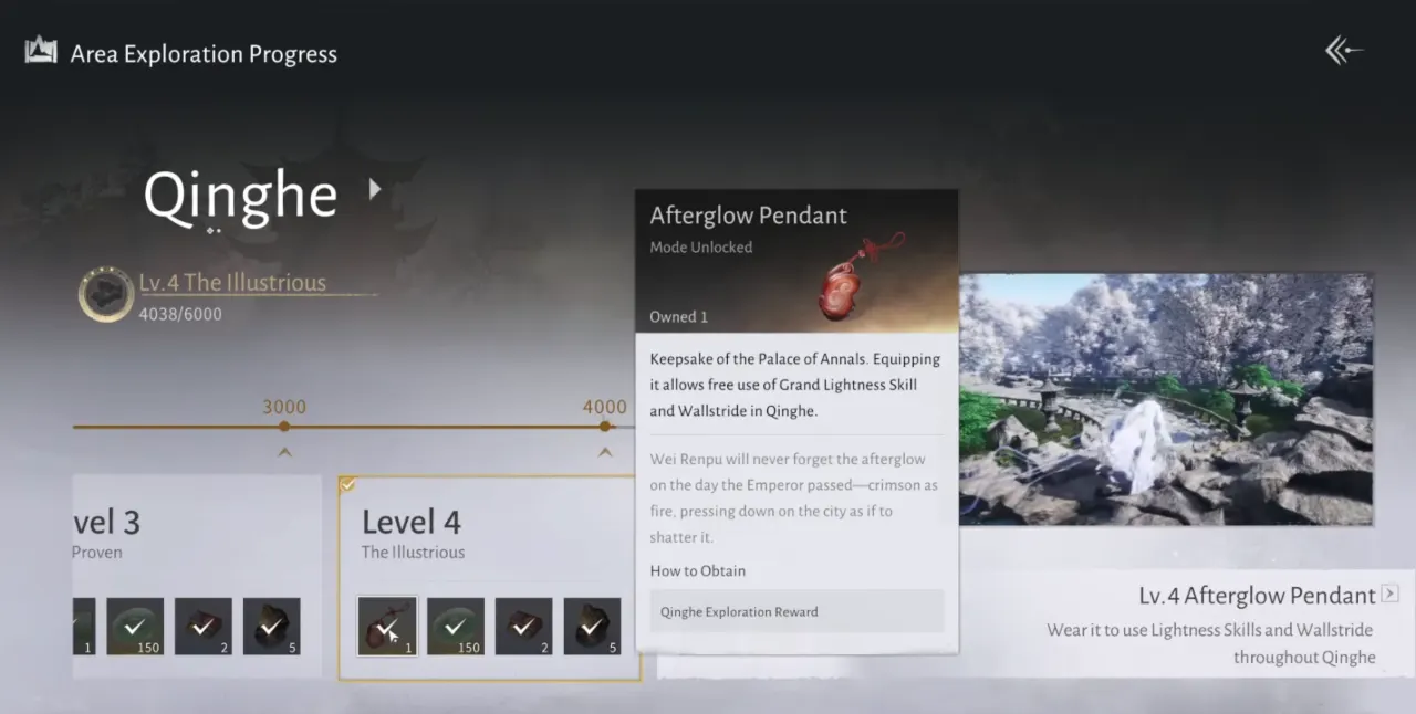 Where Winds Meet Afterglow Pendant