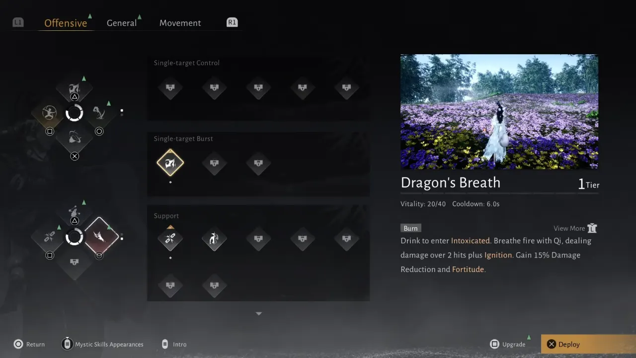 Where Winds Meet Dragon's Breath stats