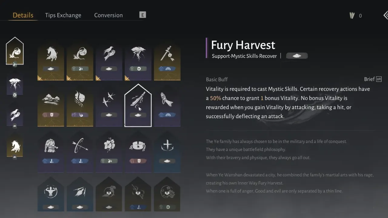 Where Winds Meet Fury Harvest Inner Way