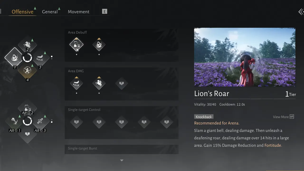 Where Winds Meet Lion's Roar Mystic Skill