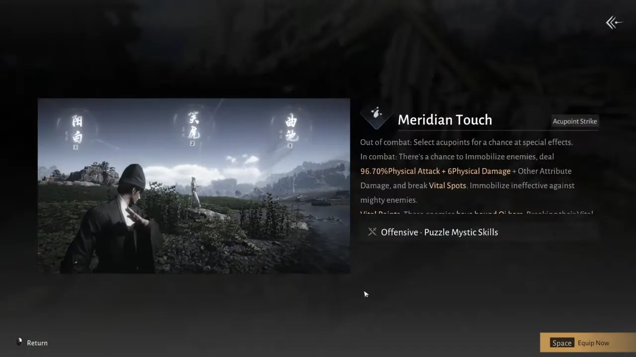 Where Winds Meet Meridian Touch Effects