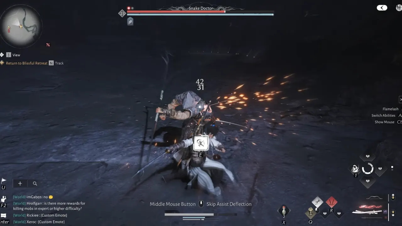 Where Winds Meet Snake Doctor Boss Fight 1