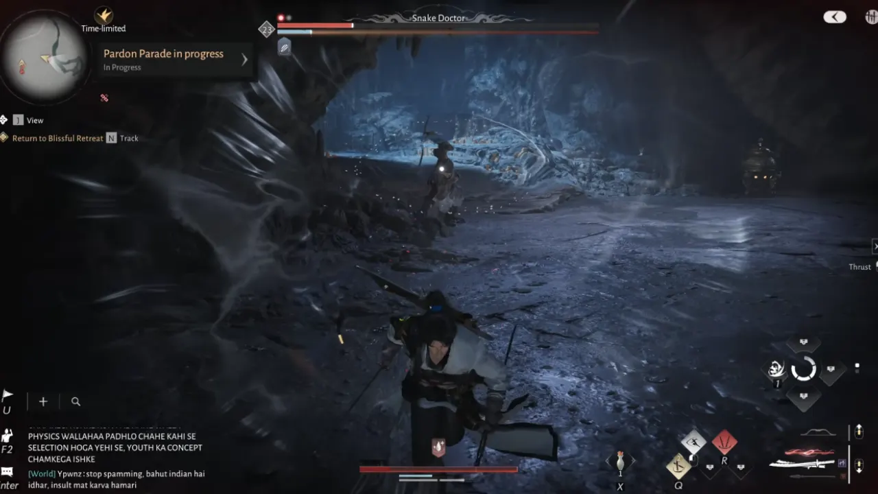 Where Winds Meet Snake Doctor Boss Fight 2