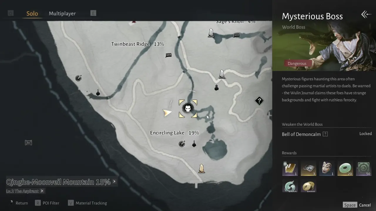 Where Winds Meet Snake Doctor Boss Location