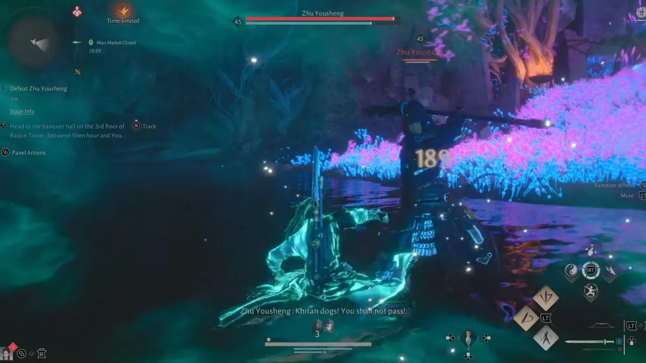 Where Winds Meet Zhu Yousheng boss fight