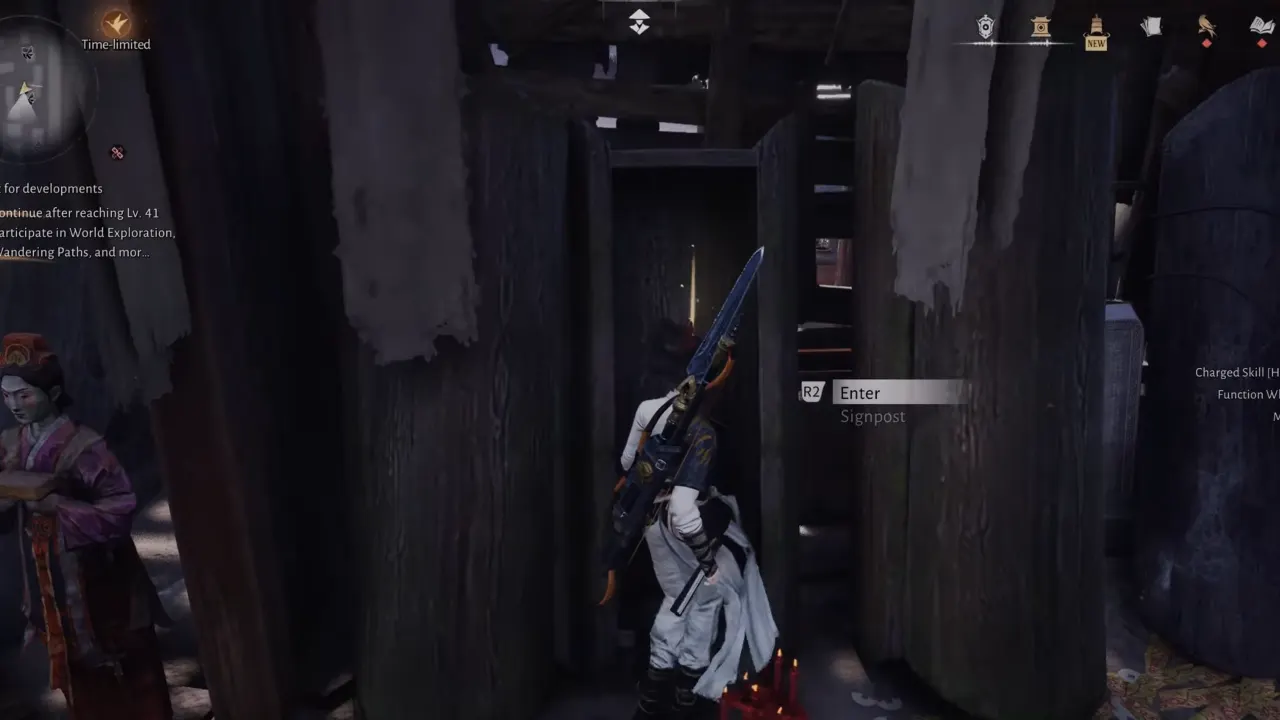 Where Winds Meet shot of inside Coffin Shop