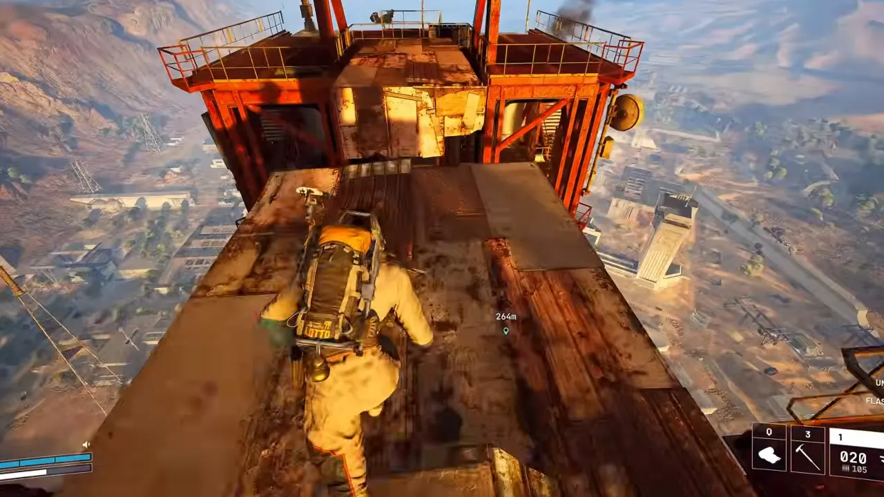 ARC Raiders - rooftop path from one tower to another tower