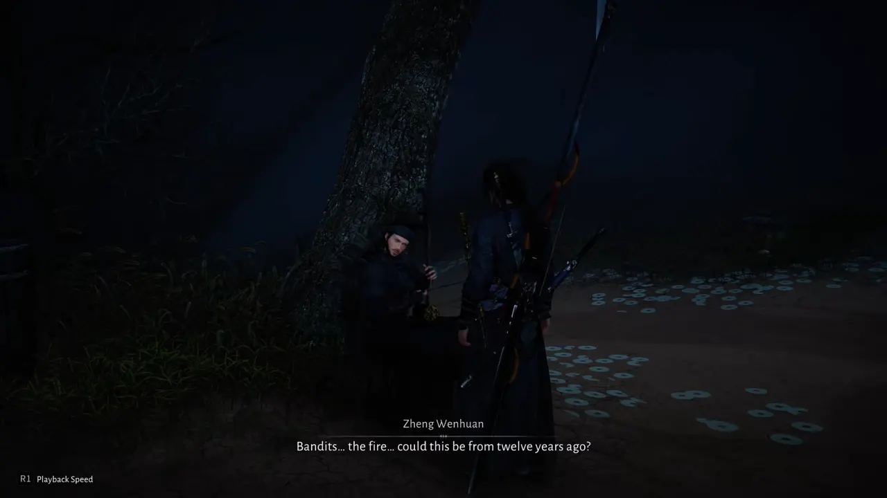 Final conversation scene with Zheng Wenhuan.