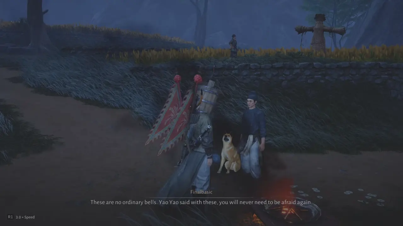 Final talk with Feifei to complete A Drastic Cure quest