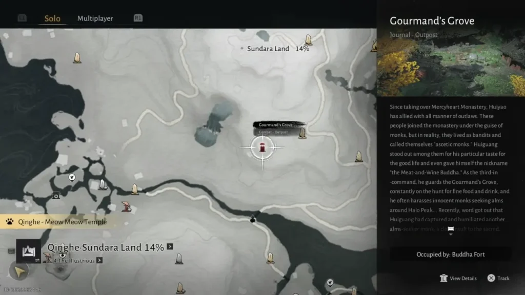 Gourmand’s Grove Location