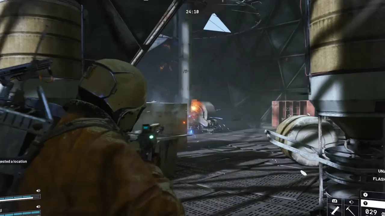 Fight screenshot during Cold Snap in ARC Raiders.