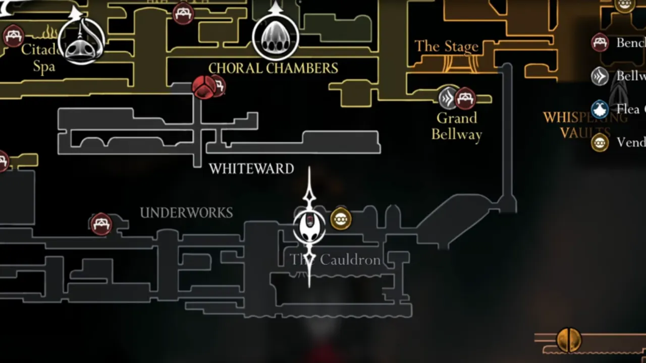 Sawtooth Circlet Location in Hollow Knight Silksong