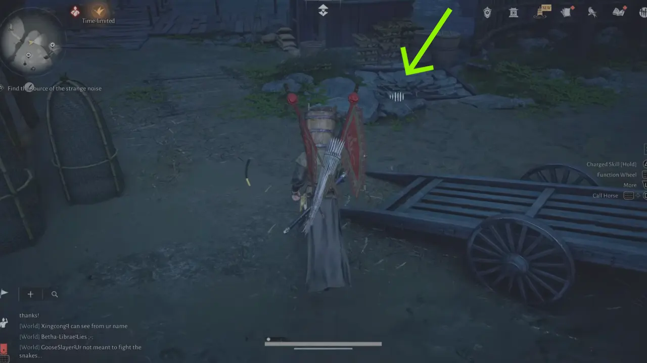 Strange noise source underground location