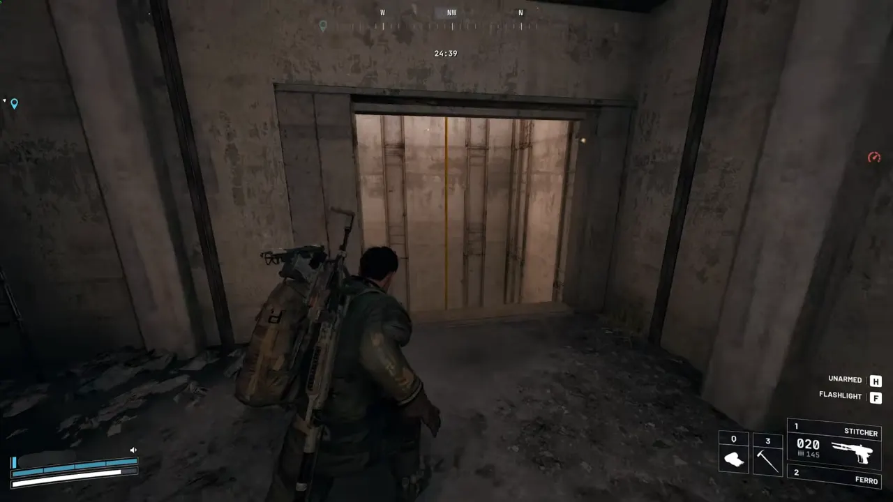 Take zipline to the rooftop.