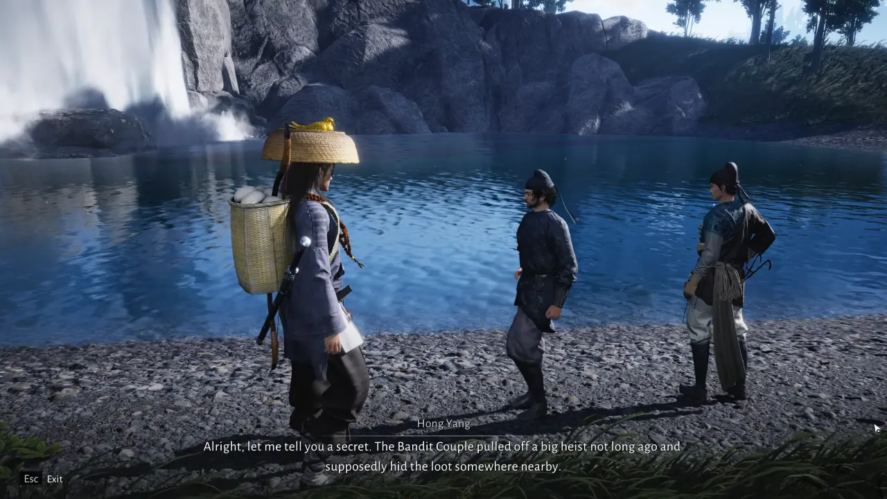 A scene with Hong Yang conversation.