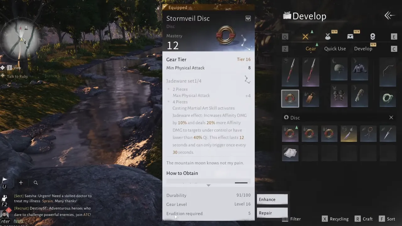 Where Winds Meet Erudition Stat Explained