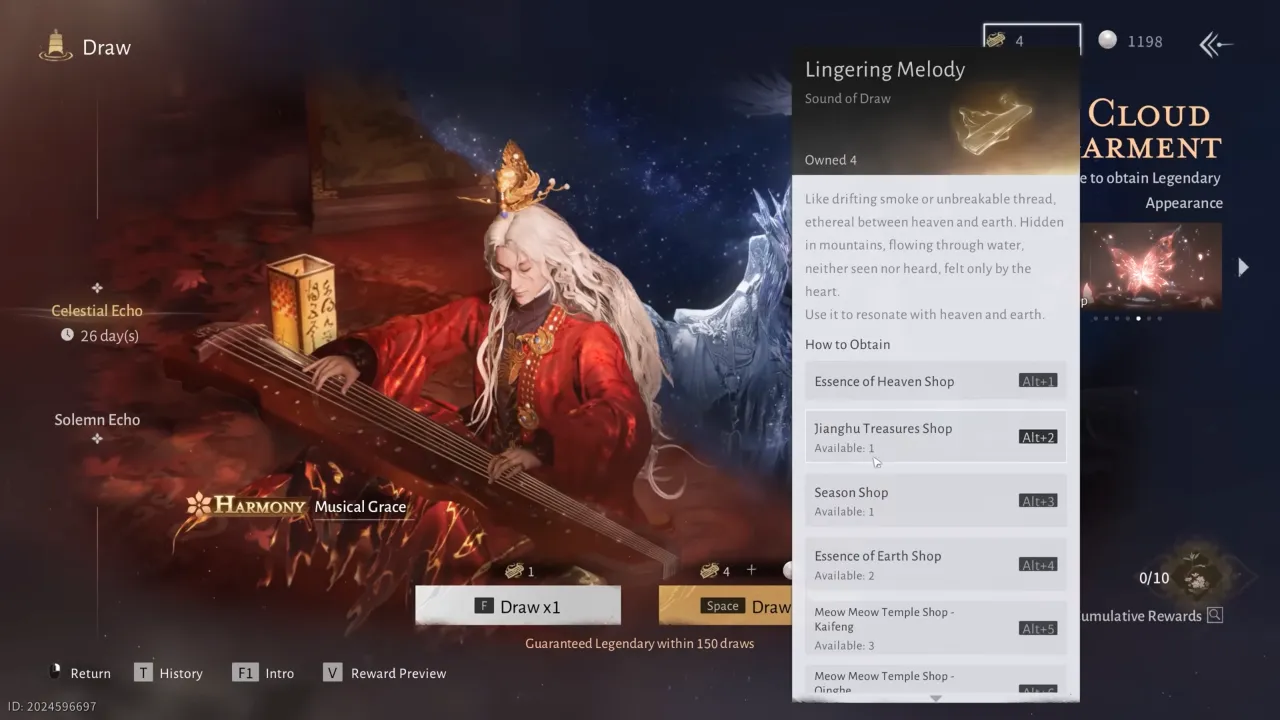 Lingering Melodies currency