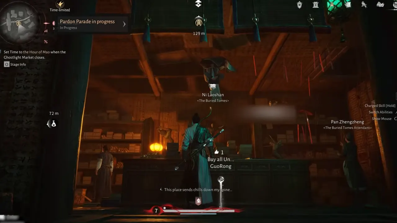 Where Winds Meet Ni Laoshan shop