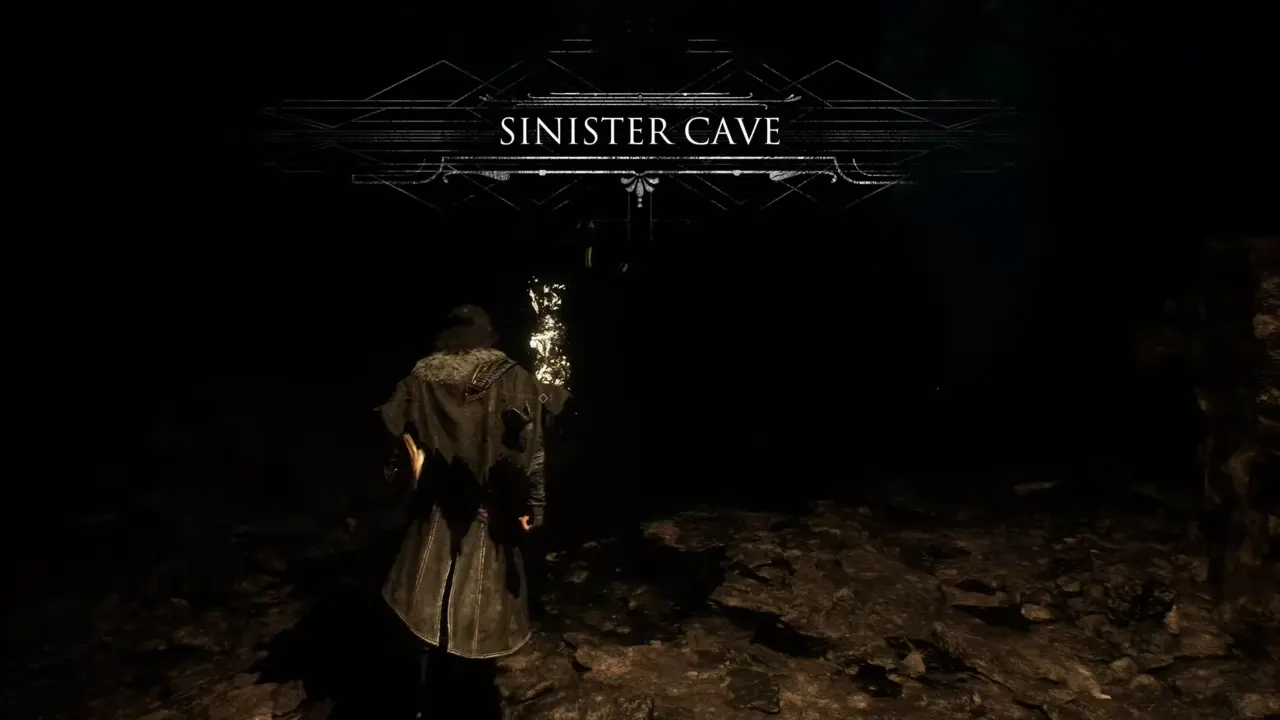 Expedition Flag inside Sinister Cave