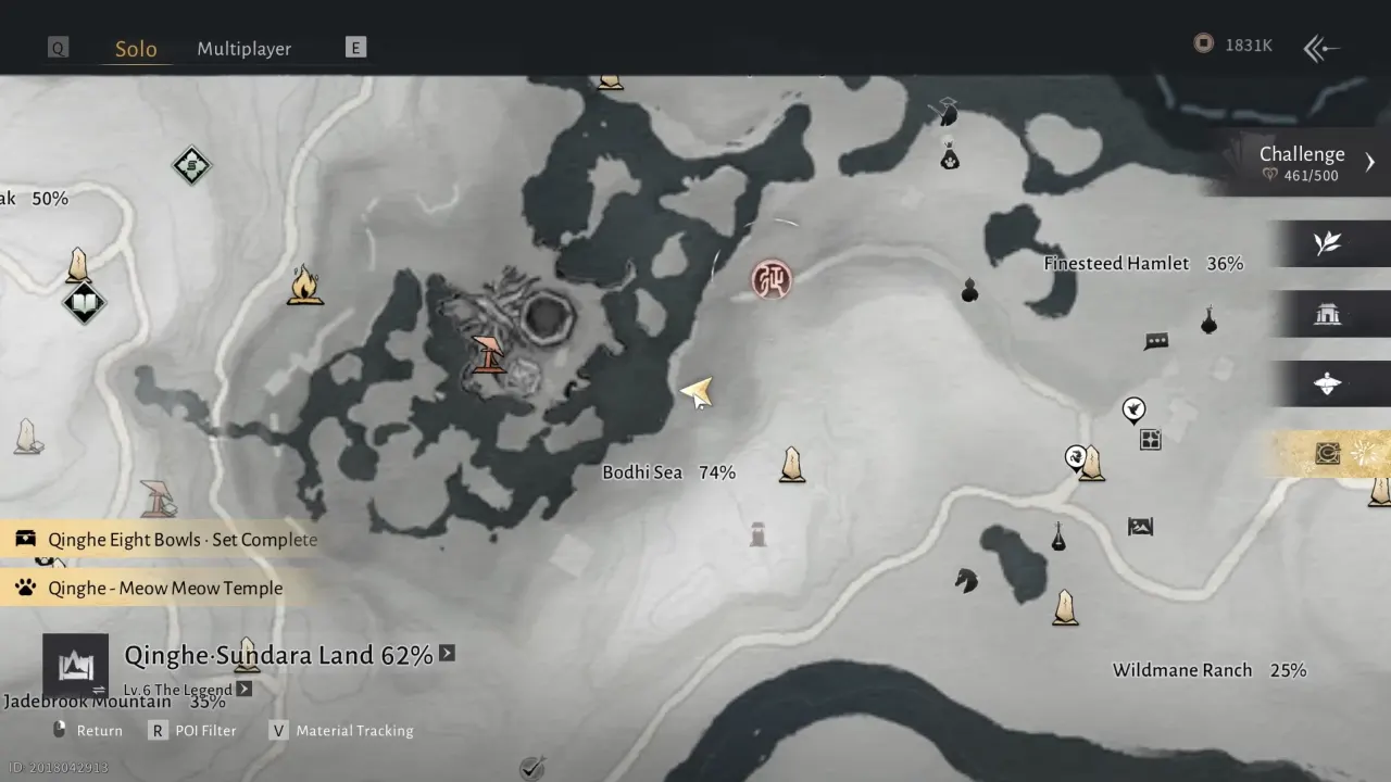 Miaoshan’s Quotes III Map Location Where Winds Meet