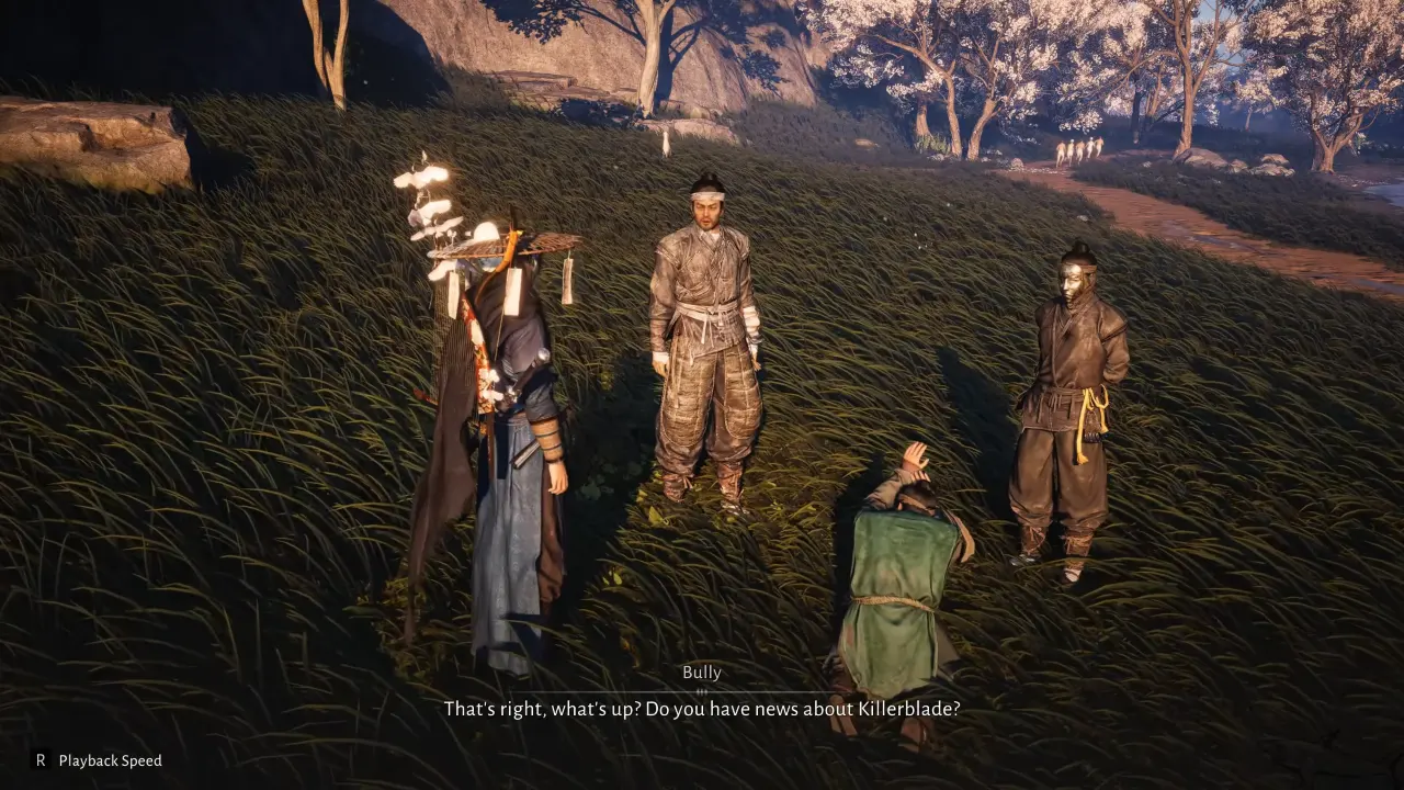 Shu Shu being captured by men - Where Winds Meet