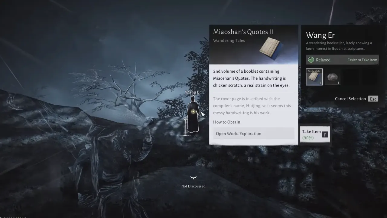 using celestial seize on Wang Er to snatch quotes book