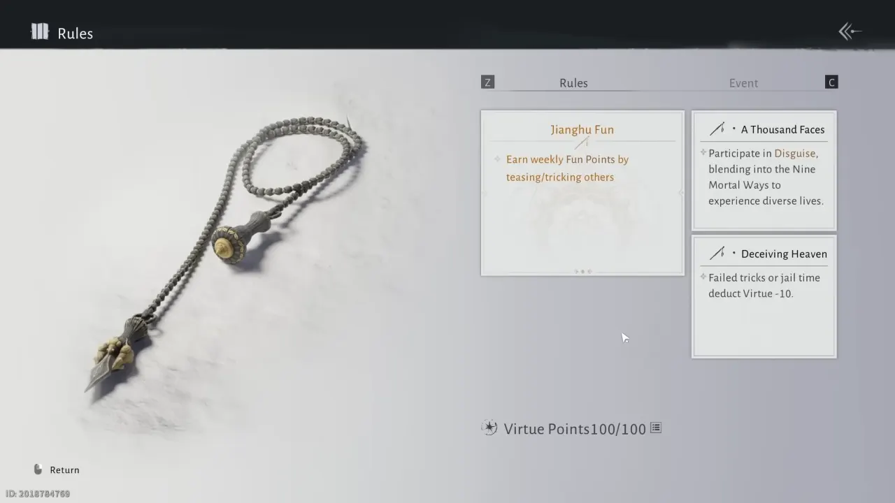 Sect Rules screenshot