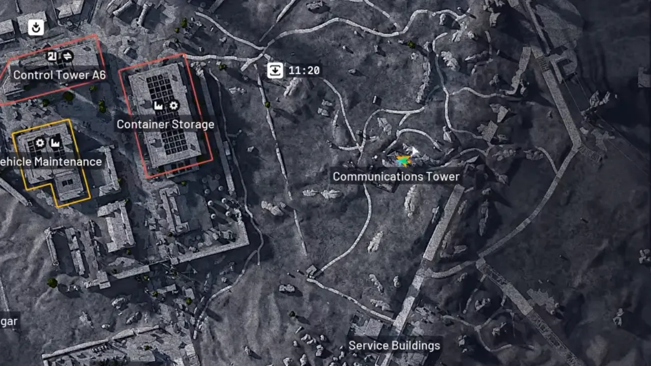 communications tower location