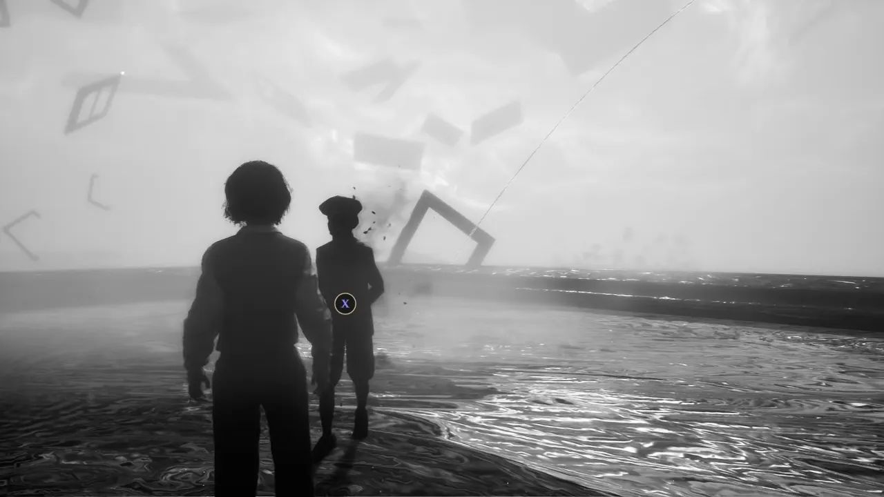 Faceless Boy in entrance 1 area