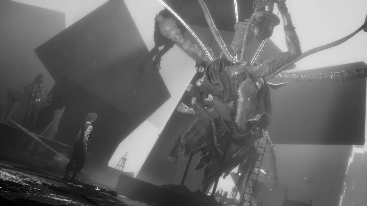 large statue in entrance 1 place