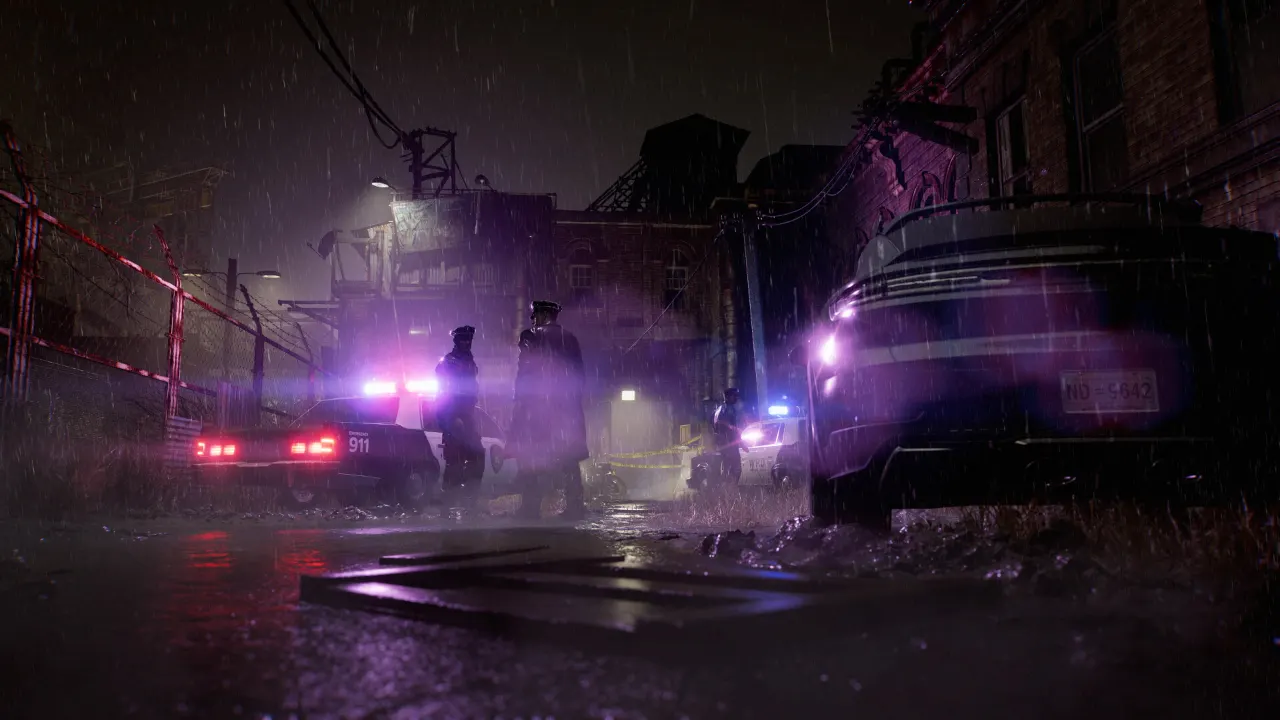 A road scene including characters and undead in Requiem