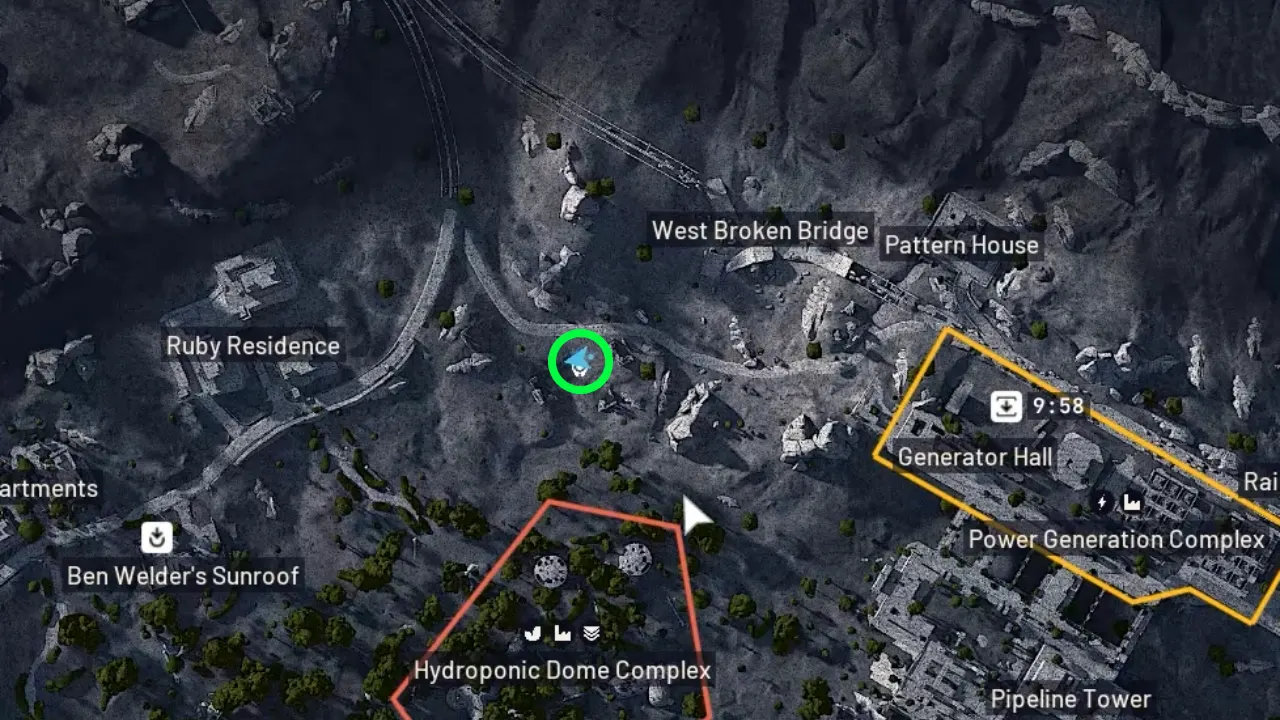 Victory Ridge map location