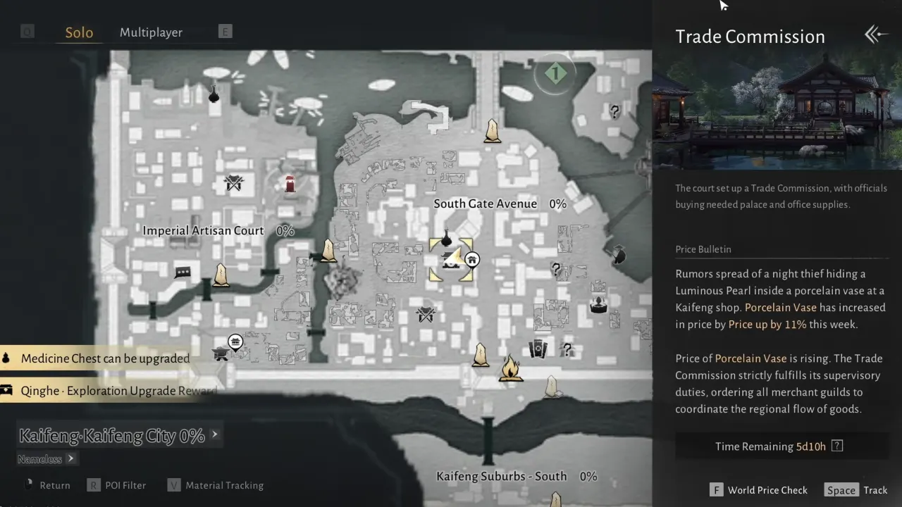 WWM Trade Commission location