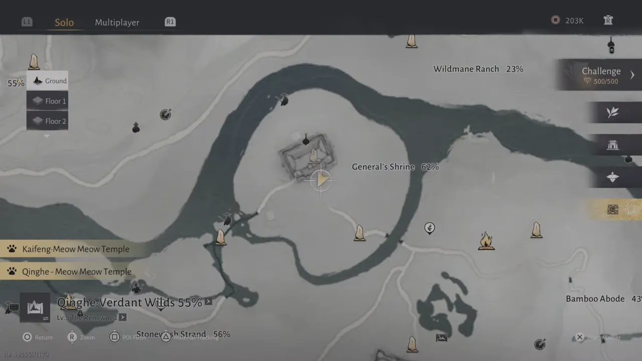 Zhao Dali Map Location in Where Winds Meet