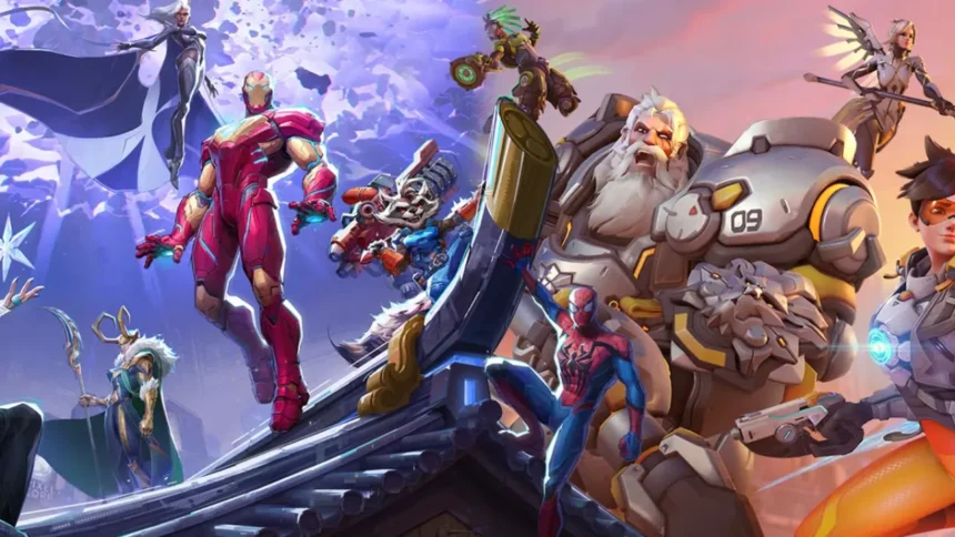 Marvel Rivals image showing most popular heroes.