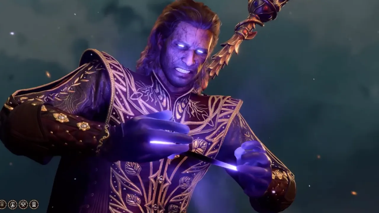 Gale exploiting Netherstone to kill Netherbrain in BG3