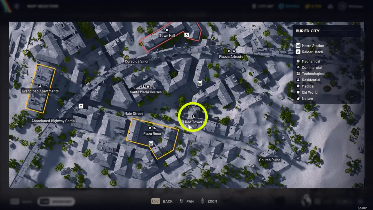 Arc Raiders map show marked location for humidifiers.